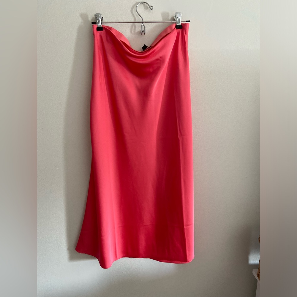 J. Crew Pink Midi Skirt